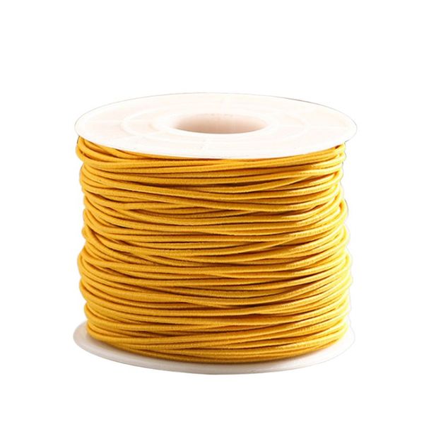 11UA 0.8/1.0/1.2/1.5 mm Beading Cord elástico Cordería de goma para la cara de la cara de bricolaje Artesanía de máscaras trenzadas