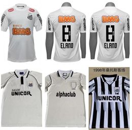 12 13 Santos FC Retro Soccer Jerseys 1998 1999 2000 2001 Pato Sanchez Soteldo Classic Vintage Davila Fulk Dejanini 98 99 00 01 Camiseta de Fútbol Football Shirt