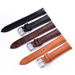 12 14 16 18 20 22mm véritable bande accessoires en cuir ceinture bracelet bracelets de haute qualité 220810