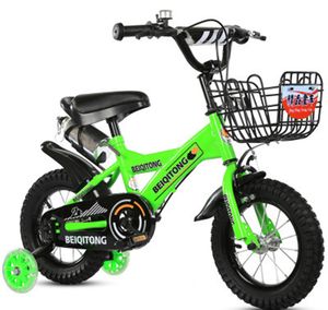 Vélo pour enfants 12/14/16/18 pouces avec roues auxiliaires Flash pour enfants de 2 à 11 ans