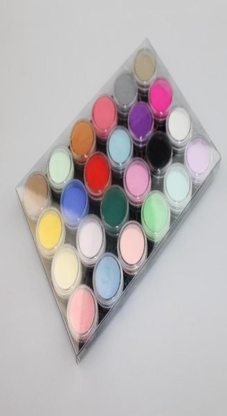 12 18 24 Color conjunto de polvo acrílico Diseño UV UV 3D Consejos Decoración Manicura Arte de uñas Dectoration Diy Herramientas de polvo de uñas Du8798453