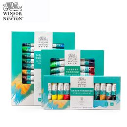 12/18 / 24 Color Hoge Kwaliteit Acryl Verf Set voor Kunstenaar Schilder Tekening Schilderen Art Pigment Supplies 201226