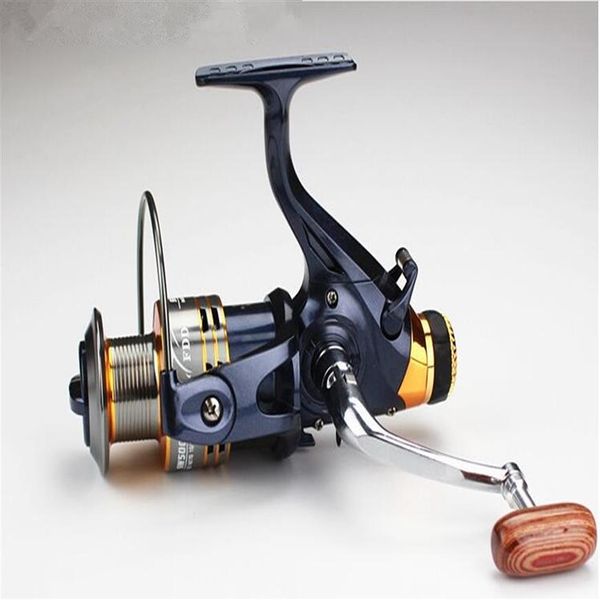 12 1BB SW5000 6000 Moulinets de pêche Spinning Reels Double système de freinage L R Hand Exchange 5 21 Gapless Bearing Metal Reel High qual2367