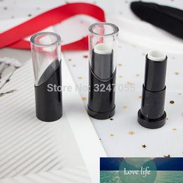 Envase de colorete de labios cosmético vacío de plástico transparente de 12,1 mm, botella de bálsamo labial de belleza vacía redonda DIY, tubo de lápiz labial de maquillaje