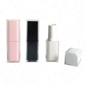 12.1mm Matte Lip Rouge Chapstick Buis Lege Geel Zwart Wit Roze Makeup Tool Lipstick Flessen Verpakking Ctainers u2mL #