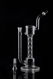 12,2 pouces de hauteur Bong Hookahs Glss Bubbler Water Bongs Fumer des tuyaux en verre Dab Rigs avec 14mm Bowl Dabber