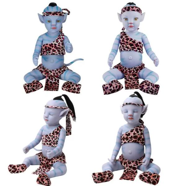 12/20 pouces Avatar Reborn Doll Luminous Baby Kids Toys Populaire Réaliste Vinyl Doll Girls Boys enfants Toys Baby Birthday Gift