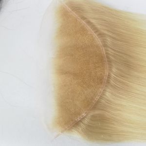 12-24 inch Blonde 613 # Kleur HD Zwitserse Kant 13X4 Kant Frontale 4X4 5*5 Vetersluiting Indian 100% Human Virgin Haar Zijdeachtige Rechte