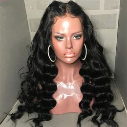 Shuowen Full Lace Synthetische Remy Haar Pruiken 12 ~ 28 Inches Krullend Simulatie Menselijk Haar Pruik Perruques de Cheveux Humains Fysk-FL-03