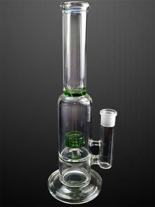 12.2Inch Glas Water Roken Pijpen Hookahs Groene Matrix perc Oil Rigs Bong met Kom voor Chicha