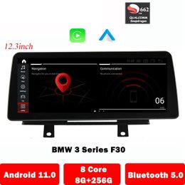 12,3 inch Android 11 auto radio multimedia-speler For-BMW 3/4 serie F30 F30 F31 F32 F33 F36 NBT (2013-2016) GPS Navigation CarPlay