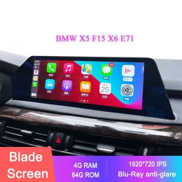 12.3 pouces Android autoradio stéréo récepteur lecteur multimédia pour BMW X5 F15 X6 F16 2014 - 2019 DVD GPS Navigation AutoRadio unité