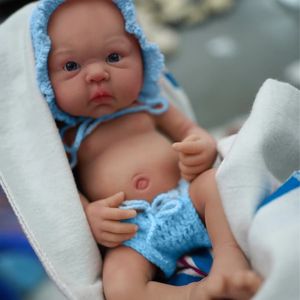 12 30Cm Micro Preemie corps complet Silicone bébé poupée réaliste Reborn Surprice enfants AntiStress 240119