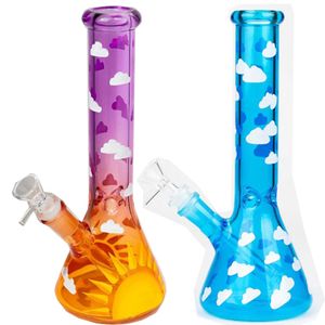 Zwaartekracht Glas Waterpijpen Waterpijpen Waskolf Percolartor Daisy Waterleidingen Recycler Dab Rigs Pijp Met 14mm Kom