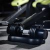 12.5KGS RÉGLABLE DUMBBELL HOME GYM WORKOUT EQUIPMENT USA STOCK a49