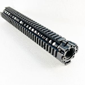 Black 12.7-inch MK18 RIS Free Float Airsoft Handguard Rail System