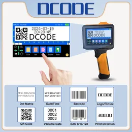 Texte multi-langues de 12,7 mm QR Numéro de lot de code à barres