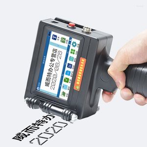 12,7 mm u schijfvariabele QR Bar Batch Code Datum Number Logo Vervallabel Portable Hand Jet Handheld Inkjet -printer met inkt