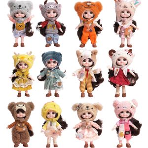 Poupées de Simulation d'animaux de 15cm, 12 poupées de renaissance, princesses pour filles, jouets changeants pour enfants, cadeaux, vente en gros