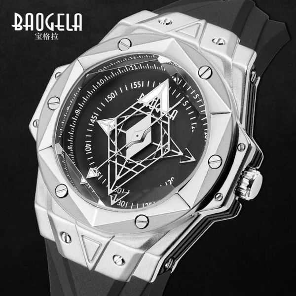 12 Baogra Baogela Tattoo Trend Imperproof Glow Quartz Sports Men's Watch