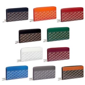 MATIGNON 12 ranuras para tarjetas Diseñador de lujo Cuero real Hombres clásicos Bolsa de mujer de alta calidad Carteras Titular de la tarjeta Titular de la tarjeta Bolsa de llaves larga Monedero Monedero con cremallera Tarjetas Cartera