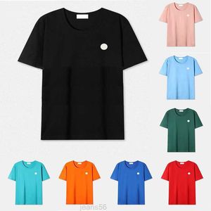 12 couleurs hommes t-shirt de base femmes designer badge brodé t-shirts hommes t-shirts graphiques t-shirt d'été taille S/M/L/XL/XXL/XXXL