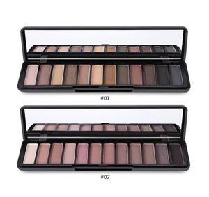 12 couleurs Smokey maquillage des yeux fard à paupières miroitant yeux ombre Palettes terreux et fumé maquillage palettes 7975406