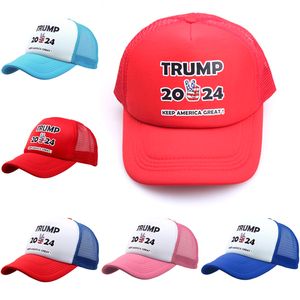 12 kleuren Baseball Cap 2024 U.S Presidentie Verkiezing Trump Hat Take America Back Caps Instelbare snelheid Rebound Cotton Sporthoeden