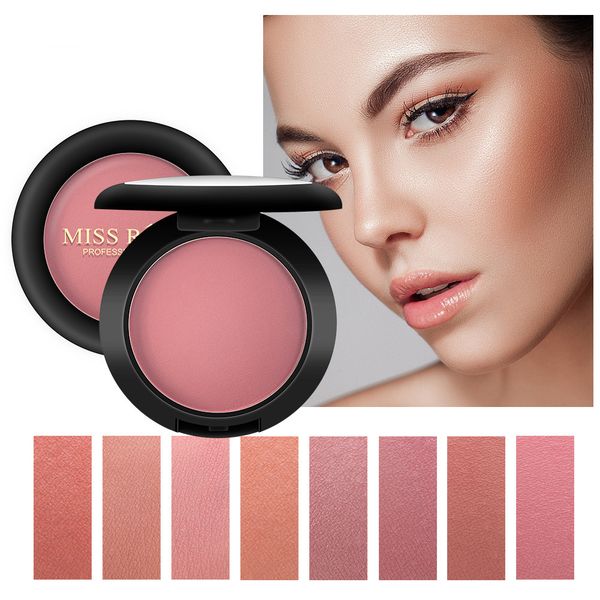 12 couleurs Blush Palette Matte Blush Powder Long Lasting Bronzer Face Makeup