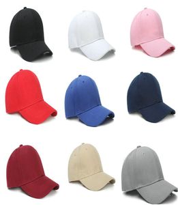 12 couleurs de bonne qualité des chapeaux solides solides solides Caps de baseball Caps de football Ajustement basket-ball bon marché Cap9307717