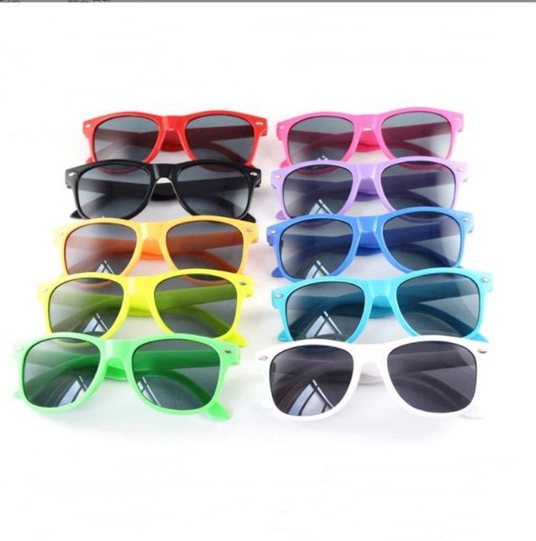 Gafas de sol para niños en 12 colores, montura cuadrada, diseño de uñas de arroz, gafas de sol polarizadas a la moda para niños y niñas UV400, venta al por mayor