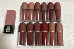 12 kleuren Matte Lipgloss Lippen Glans Kerst Selena Bullet Vloeibare Lipstick Lipgloss Waterdichte Cosmetica DHL Snel 8269332