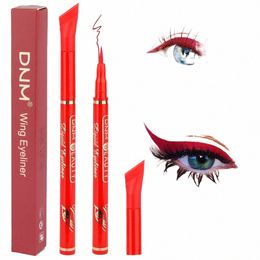 12 couleurs mat liquide eye-liner stylo maquillage imperméable à l'eau séchage rapide lisse ultra-mince rouge brun eye-liner conseils d'ailes cosmétiques d1JW #