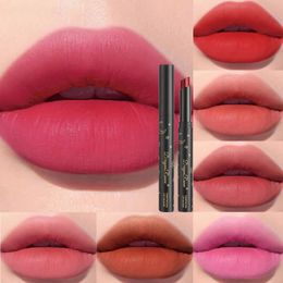 12 couleurs à lèvres à lèvres de crayon velours