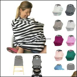 12 kleuren mti-use rekrijk katoen baby verpleegkunde borstvoeding privacy er sjaal deken streep infinity autostoel drop levering 2021 andere voeding
