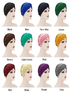12 couleurs femme musulmane fille twist turban hijab pur couleurs chapeau stretch caps couvrages couvrages accessoires 9976097