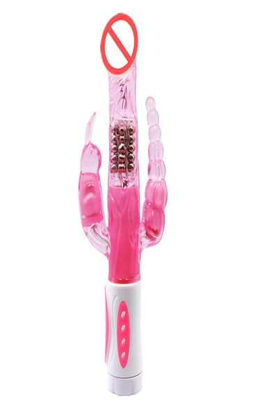 Vibrador de conejo de 12 frecuencias, productos sexuales, vibradores con rotación de vibrador anal, Juguetes sexuales para mujer, tienda sexual erótica para adultos 6670905