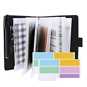 12 Gift and Wrap Binder enveloppes Transparent Système Planification du budget Blocage Blocage Argent Enveloppe Cash Envelopegift Drop Livrot Home Gar Dhxpz Cadeau