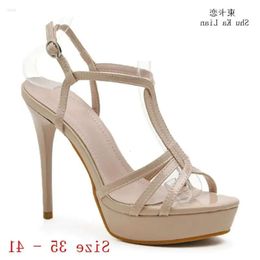 12 High Sandals CM Super Heel Shoes Women Gladiator Woman Heel Platform Pumps Party Maat 35 - 41 855 S 341 3 49 S D 312C C