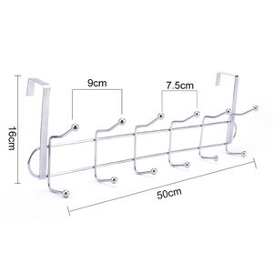 12 crochets porte de salle de bain support suspendu cuisine organisateur suspendu porte vêtements cintre crochets sur porte support porte-serviettes T200415311t