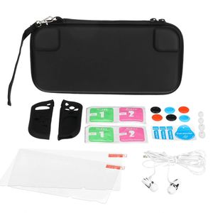 Bolsa de almacenamiento 12 en 1, funda protectora, funda de transporte, auriculares para Nintendo Switch, consola de juegos