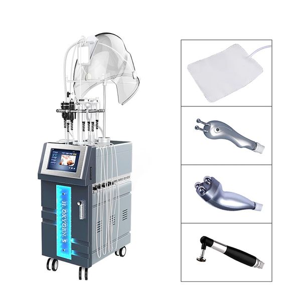 Máquina de belleza facial Mutlfuctional 12 en uno 5L Oxygen Therpay SPA806 RF para inyección de oxígeno en aerosol bipolar y tripolar