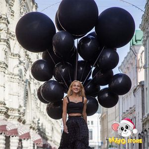 12 Inch 20pcs Black Balloons Flashing Metallic Balloons Birthday Party Decorations Adult Wedding Decoration Helium Globos Toys