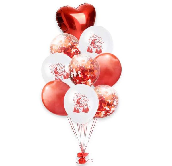 12 pouces décorations de fête d'anniversaire de ballon de Noël ballons d'hélium en latex nouvelle décoration de mariage balles d'air gonflables de haute qualité Shi gratuit