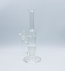 Bong en verre transparent de 12 pouces pour conduites d'eau pour adultes pour la maison avec bol et banger en quartz gratuitement