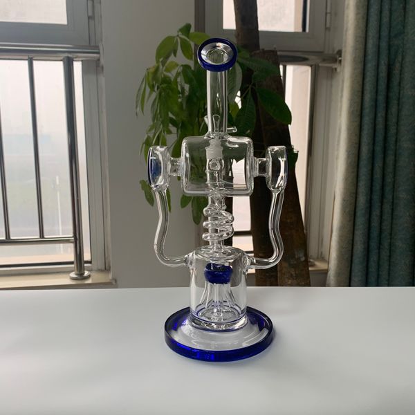 12 pouces Dab Rig narguilés bongs prix de gros Chine conduites d'eau en verre à la main