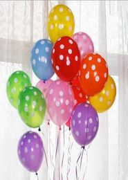 12 pouces Latex Polka Dots ballons de mariage Ballons d'anniversaire de mariage décoration globos fête Ballon Palloncini Anniversaire Kid Toys Hjia664965405