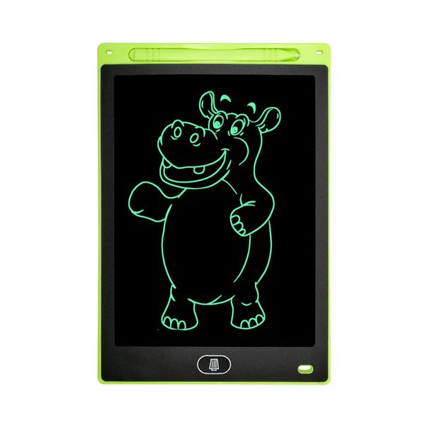 Bloc-notes LCD 12 pouces Bloc-notes Tableau noir Bloc-notes Cadeau pour enfants adultes Bloc-notes sans papier Tablette mémo Monochrome ou couleur