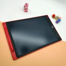 Papas de redacción de tabletas LCD de 12 pulgadas Papas de escritura de pizarra Regalo para adultos Tabletas de notas de papel para niños Memors Verdes o de color Vete con lápiz 818DD