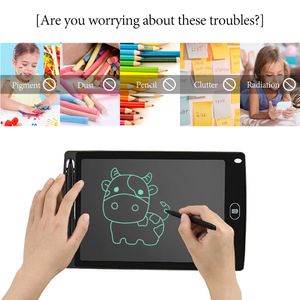 12 pouces LCD tablette d'écriture dessin électronique Doodle Board numérique coloré écriture Pad cadeau pour enfants et adultes protéger les yeux UF568